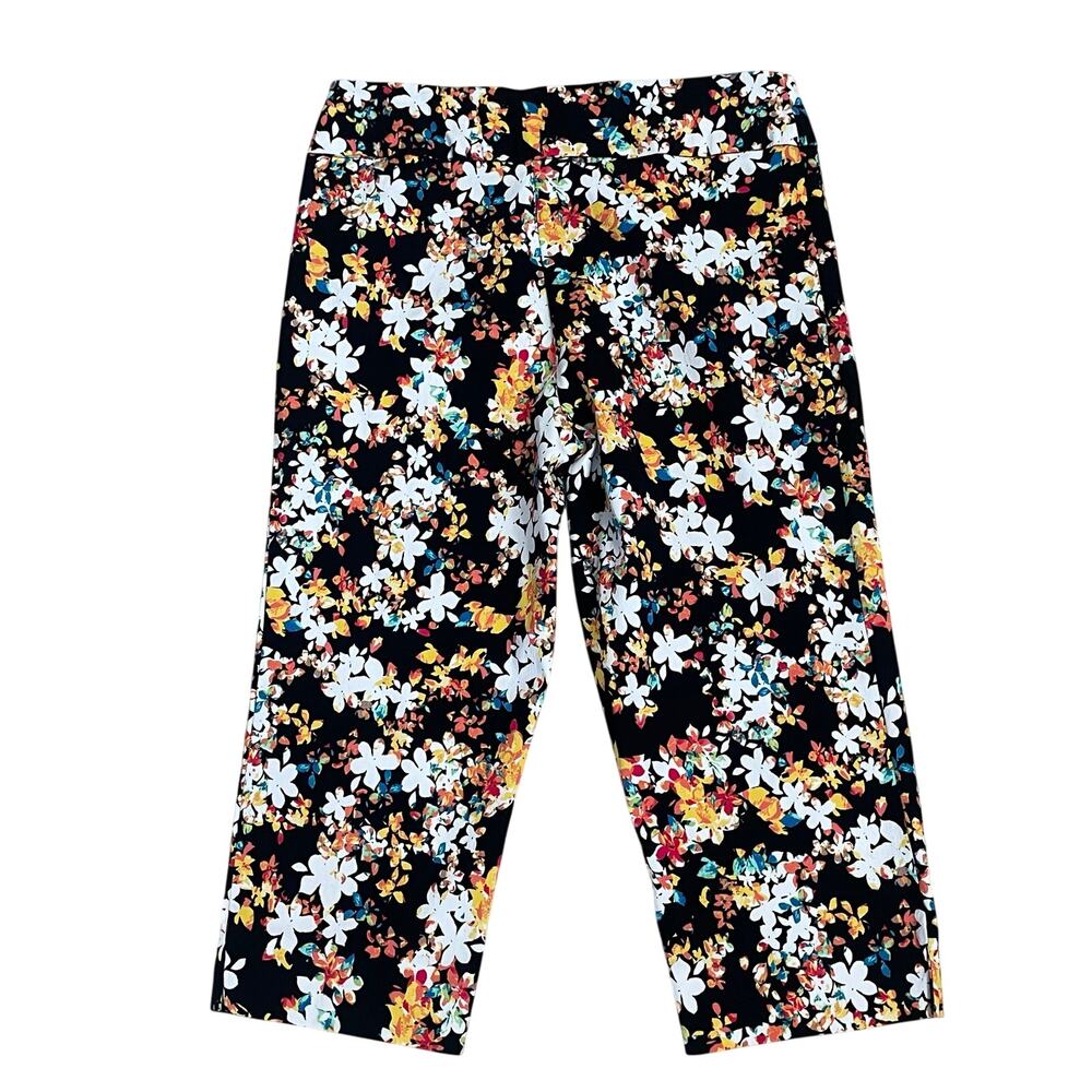 Zac & Rachel Petite Floral Cropped Pants – Women’s Size 10P Cottagecore- Coastal